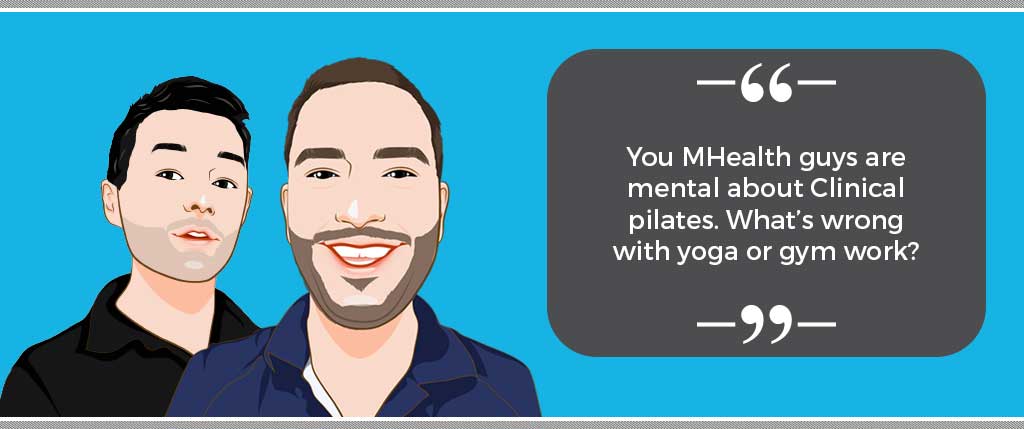 Pilates vs Yoga vs Gym Difference B&S Show Banner