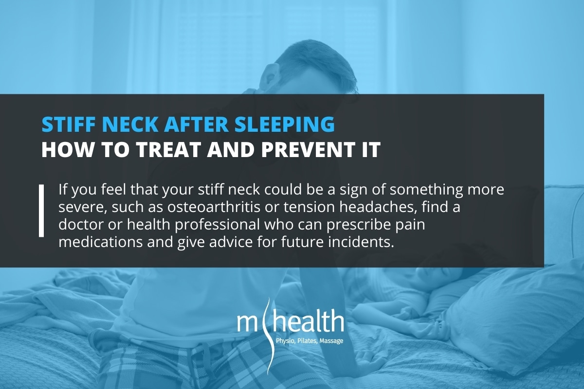 Stiff Neck After Sleeping: How to Treat and Prevent It | mHealth
