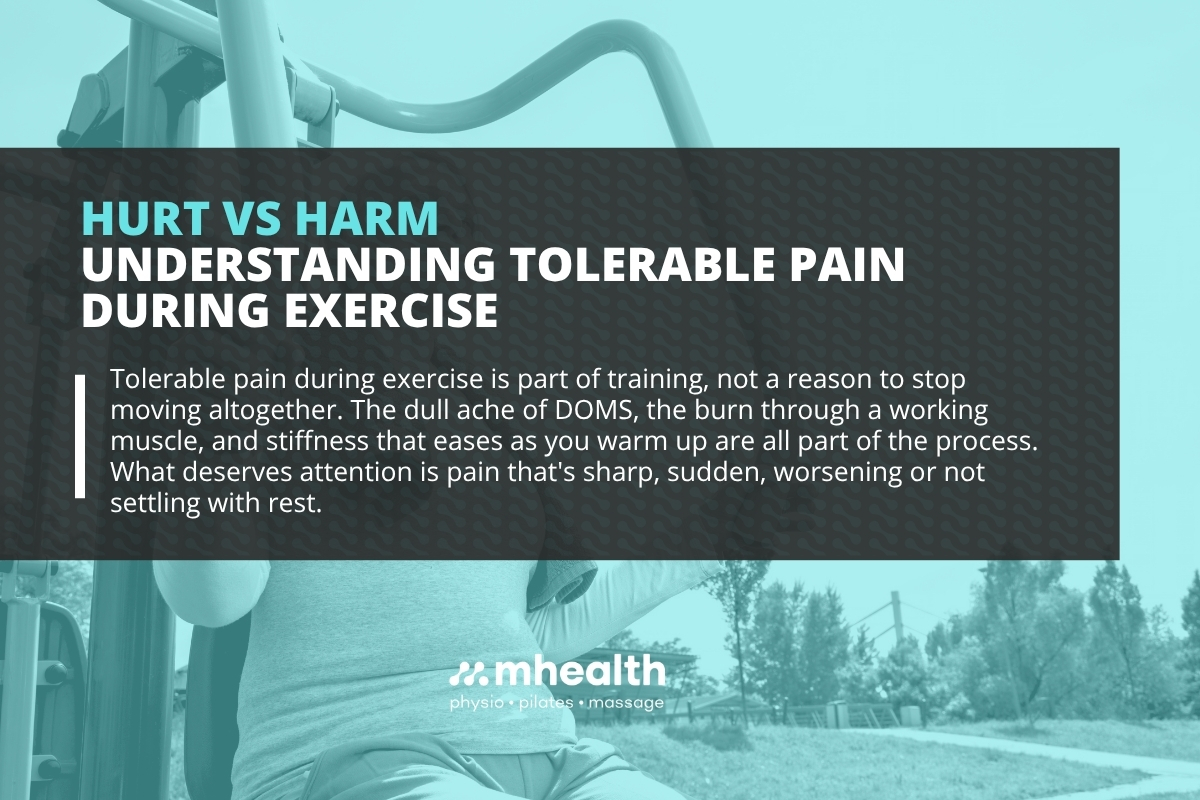 Tolerable Pain During Exercise | mHealth